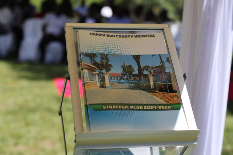 Dr. Ottichilo Presides Over The Launch of Hamisi Hospital Strategic Plan in Bid To Upgrade to Level 4